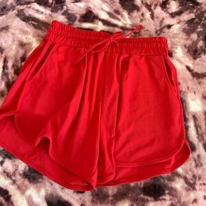 Women's Red Shorts
